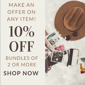 Bundle 2 items from my closet and save 10%
